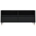 vidaXL TV skrinka čierna 100x34,5x44,5 cm spracované drevo