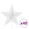 vidaXL LED svetelný záves s hviezdami 200 LED modrý 8 funkcií