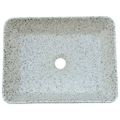vidaXL Umývadlo na dosku sivo-modré obdĺžnik 46x35,5x13 cm keramické