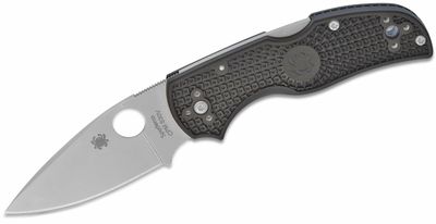 Spyderco C41PBK5 Native 5 vreckový nôž 7,5 cm, Satin, čierna, FRN