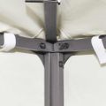 vidaXL Strieška na altánok 310 g/m² 4x3 m krémovo-biela