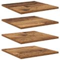vidaXL Polica na knihy 3 úrovní 4 ks 40 x 40 x 1,5 cm Kompozitné drevo