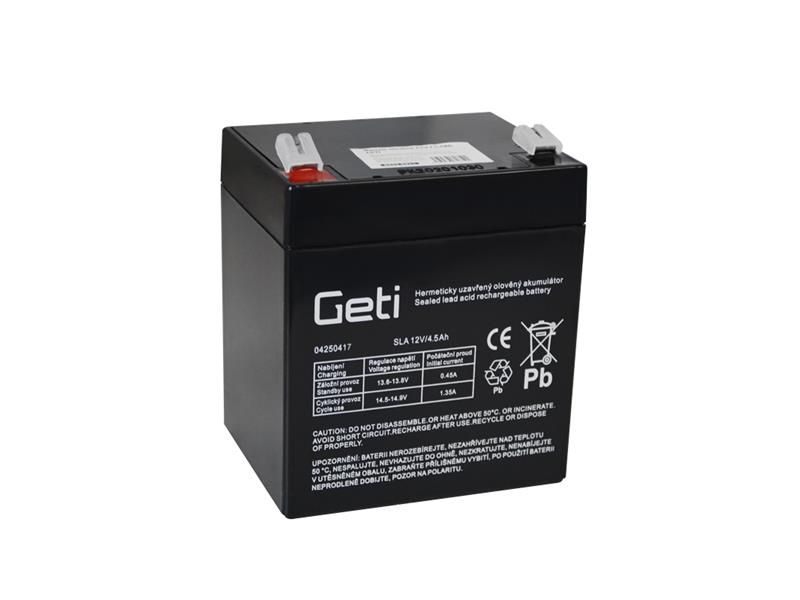 Batérie olovená 12V 4.5Ah GETI