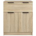 vidaXL Komoda dub sonoma 60x30x70 cm spracované drevo