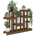 vidaXL Stojan na rastliny medovohnedý 104,5x25x77,5cm masívna borovica