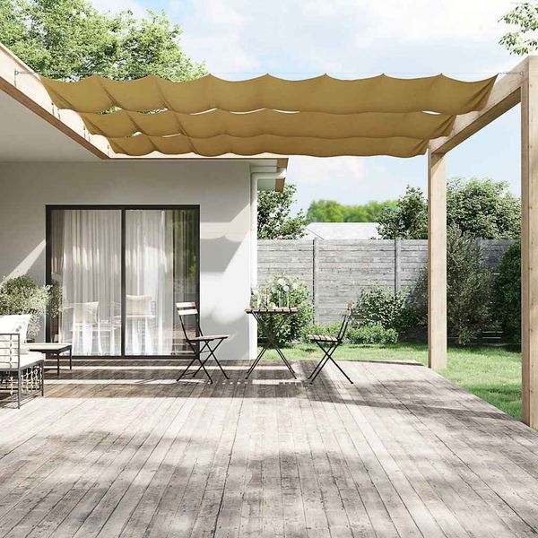 vidaXL Vertikálna markíza béžová 100x800 cm oxfordská látka