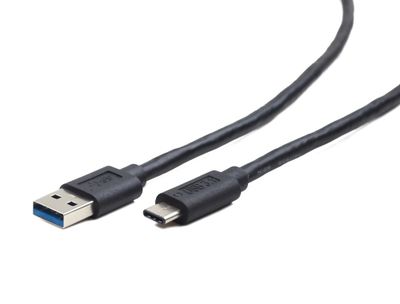 Kábel CABLEXPERT USB 3.0 AM na Type-C kábel (AM/CM), 1,8 m, čierny
