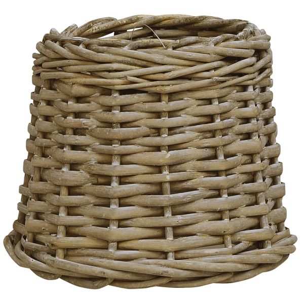 vidaXL Tienidlo lampy hnedé 20x15 cm prútené