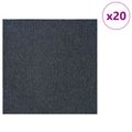 vidaXL Kobercová dlaždica Modrá Sivá 50 x 50 cm 20 ks PP a Bitúmen