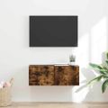 vidaXL TV nástenná skriňa 78,5 x 31 x 29,5 cm Dymová dub