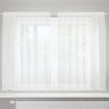vidaXL Čipková záclona Biela 140 x 150 cm Polyester