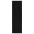 vidaXL Knižnica/deliaca stena čierna 100x30x103 cm masívna borovica