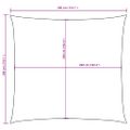 vidaXL Tieniaca plachta, oxford, štvorcová 3x3 m, antracitová