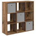 vidaXL Servírovacia skriňa Staré drevo 88,5 x 29 x 84,5 cm