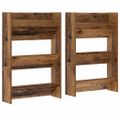 vidaXL Skriňa na topánky 2 ks 60 x 18 x 90 cm Kompozitné drevo