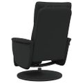 vidaXL Masážne relaxačné kreslo Čierna Umelá koža