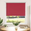 vidaXL Zatemňovacia roleta červená 110x130 cm, šírka látky 105,7 cm, polyester