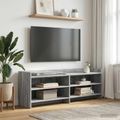 vidaXL TV skrinka 135 x 33 x 47 cm Sivý Sonoma Kompozitné drevo