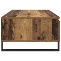 vidaXL Konferenčný stolík Staré drevo 90 x 60 x 35 cm Kompozitné drevo