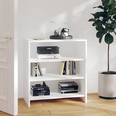 vidaXL Komoda biela 70x40,5x75 cm drevotrieska