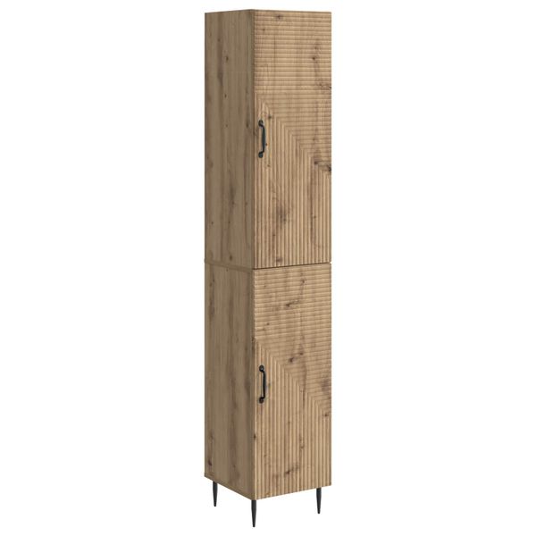 vidaXL Sada skríň 2 pcs Dub artisan 33 x 34,5 x 89,5 cm