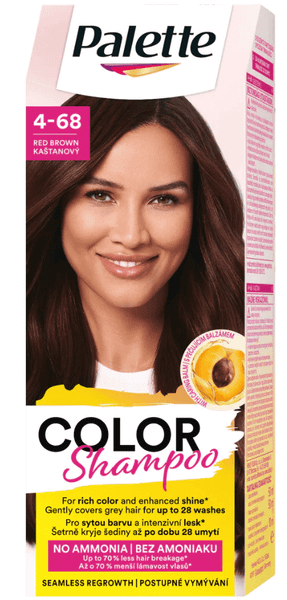 Palette 3060525 Color Shampoo 4-68  Gaštanový 50 ml