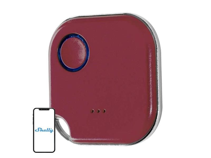 Inteligentné tlačidlo SHELLY BLU Button 1 Red Bluetooth