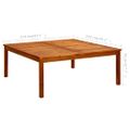 vidaXL Záhradný konferenčný stolík 110x110x45 cm akáciový masív