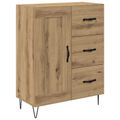 vidaXL Servírovacia skriňa Remeselný Dub 69,5 x 34 x 90 cm