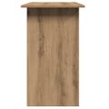 vidaXL Stôl dub artisan 80x45x74 cm kompozitné drevo