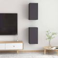 vidaXL TV skrinky 2 ks, sivé 30,5x30x60 cm, kompozitné drevo