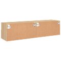 vidaXL TV nástenné skrinky 2 ks dub sonoma 60x30x30cm kompozitné drevo
