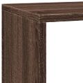vidaXL Knižnica 3-posch. hnedý dub 137,5x29x103,5 cm kompozitit. drevo