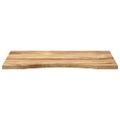 vidaXL Stolová doska so zakrivením 100x60x2,5 cm surový mangový masív