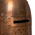 vidaXL Stredoveká rytierska prilba pre LARP starožitná replika medená oceľ