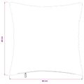 vidaXL Poťah na podložku 2 pcs HEERLEN Antracitová 40 x 40 cm manšestr