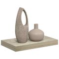 vidaXL Plávajúca nástenná polica, dubová 40x23,5x3,8 cm, MDF