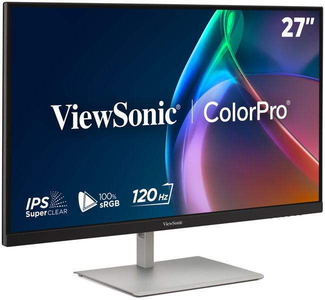 ViewSonic VP2766-2K 27" QHD 3 sides Frameless SuperClear IPS Monitor  s 100% sRGB, 90W USB-C, ergonomický stojan, černý Monitor, 27" IPS, QHD 2560×1440, 120Hz, 100% sRGB, Delta E<2, USB-C 90W, Pantone validace, ergonomický stojan