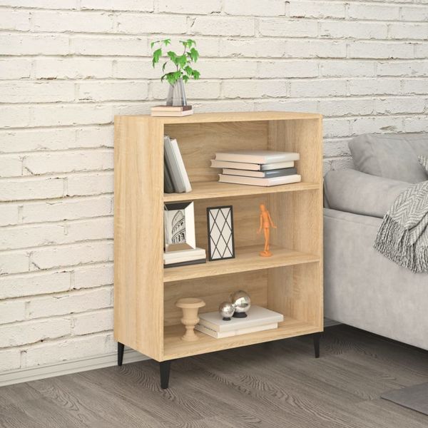 vidaXL Komoda dub sonoma 69,5x32,5x90 cm spracované drevo