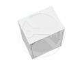Rozvaděč nástěnný GrandN Duo 9U 450mm, dveře plech, RAL7035, GrandND-9U-645-21-G Rozvadec, 9U, 600×450 mm, plechové dvere, odejímatelné boky, 19" standard, IP 20, šedý RAL 7035