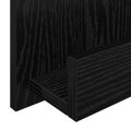 vidaXL Regál na časopisy Čierny dub 51 x 11 x 102 cm Kompozitné drevo
