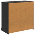 vidaXL Komody 2 ks Čierny dub 70 x 35,5 x 67,5 cm Kompozitné drevo