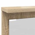 vidaXL Vešiak na stenu Nástenná montáž dub sonoma 84 x 10 x 80 cm