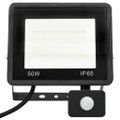 vidaXL LED reflektor so senzorom 50 W studené biele svetlo