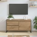 vidaXL TV skrinka 100 x 36 x 49.5 cm Remeselnícky dub Kompozitné drevo