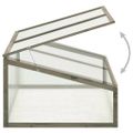 vidaXL Skleník 100x65x40 cm jedľové drevo