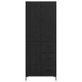 vidaXL Highboard 2 ks Čierny dub 69,5 x 34 x 180 cm Kompozitné drevo