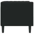 vidaXL Pohovka Čierna 74,5 x 71 x 70,5 cm PVC