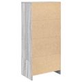 vidaXL Skrinka so zásuvkou Sivá Sonoma 55,5x34x119,5 cm
