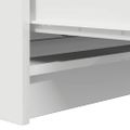 vidaXL Komoda biela 80x35x76 cm kompozitné drevo